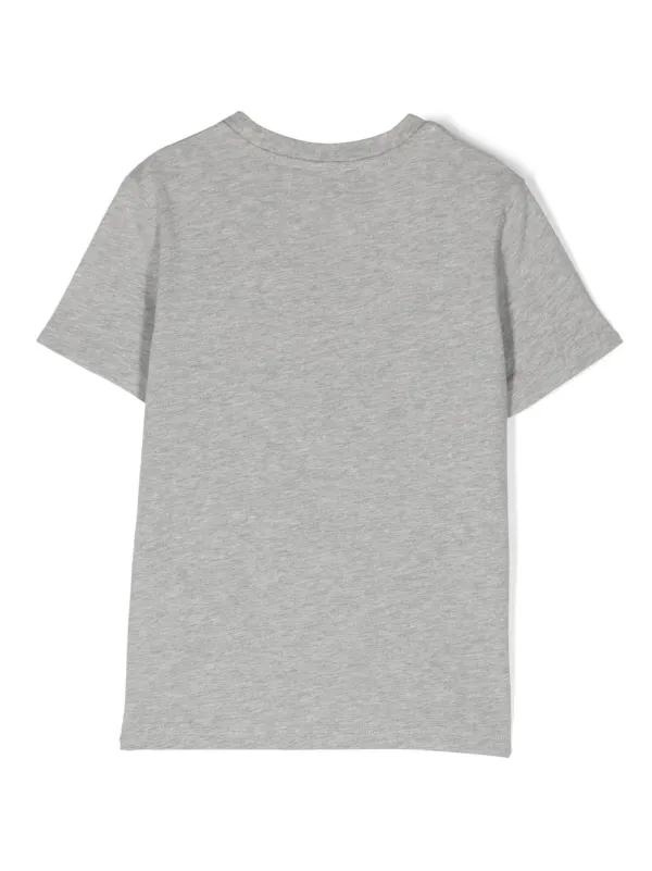 DSQUARED2 ロゴプリント Tシャツ グレー DSQUARED2 KIDS logo-print short-sleeve T-shirt | Grey | FARFETCH