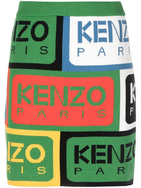 Kenzo ニット ミニスカート - Farfetch