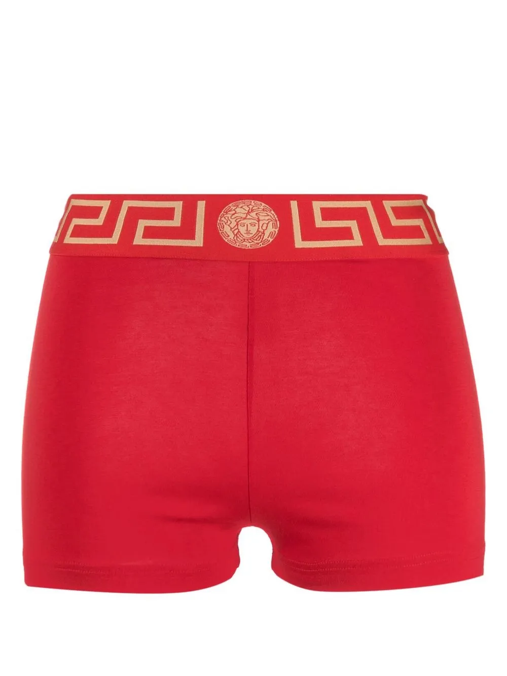 

Versace shorts con motivo Greca - Rojo