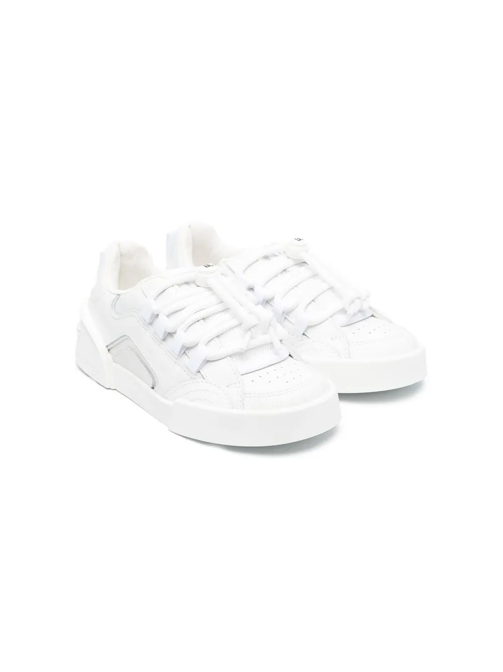 

Dolce & Gabbana Kids low-top leather sneakers - White