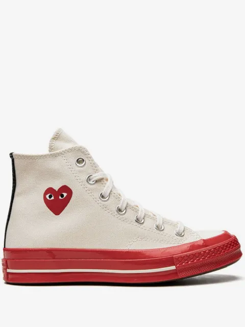 Converse x CdG Play Chuck 70 High "Pristine Red" sneakers