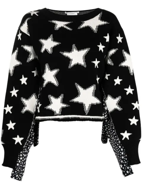 Stella McCartney star-motif knitted jumper