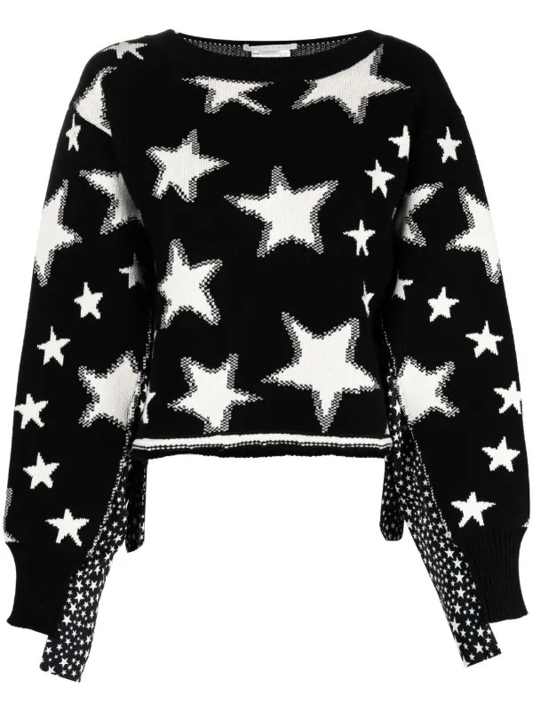 Stella McCartney スターモチーフ セーター | ブラック | FARFETCH JP