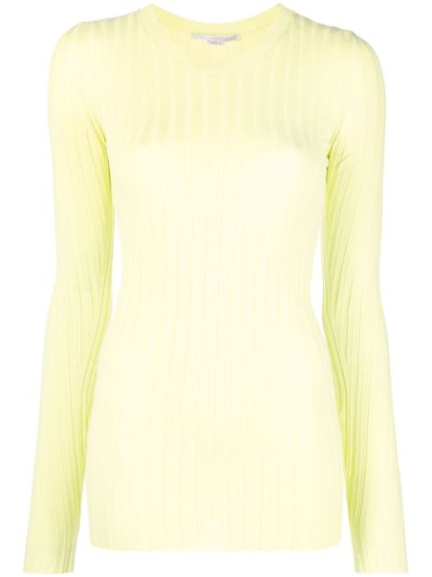 Stella McCartney ribbed-knit crewneck jumper Women