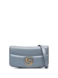 Stella McCartney S-Wave padded shoulder bag - Blue