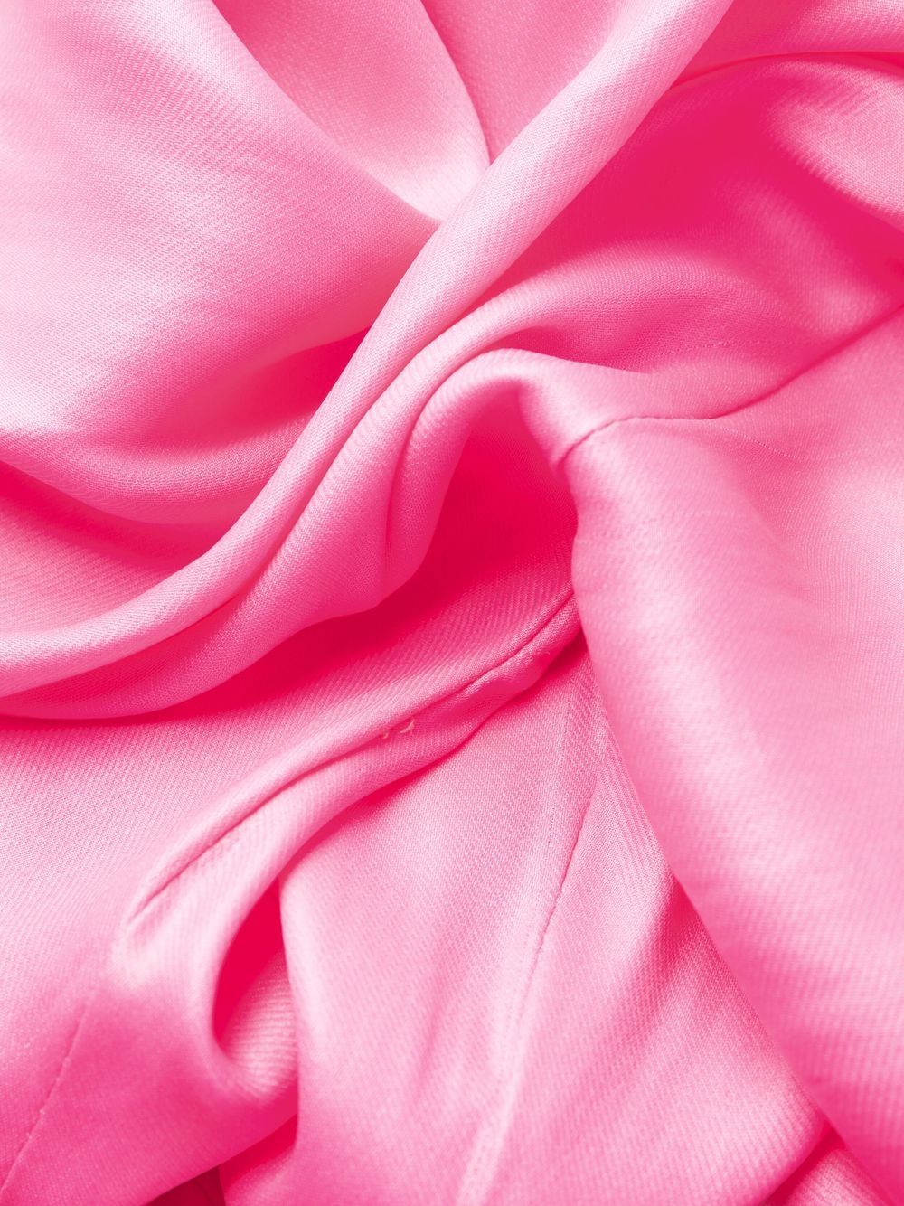 Shop Stella Mccartney Tie-detail Long Dress In Pink