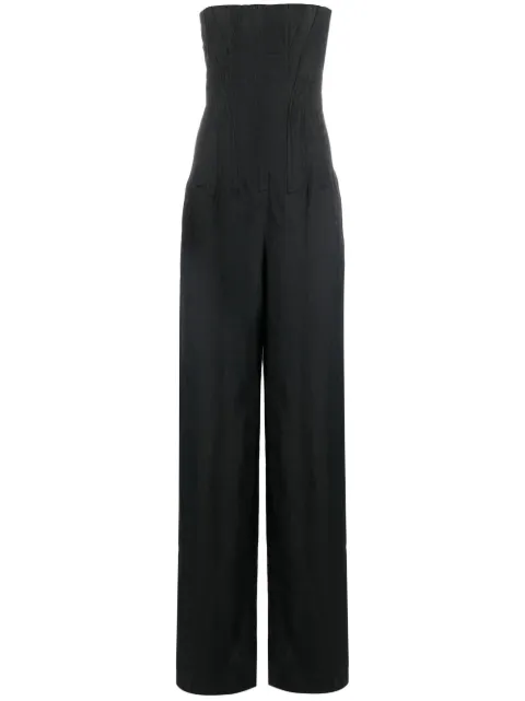 Stella McCartney boned-bodice wide-leg jumpsuit