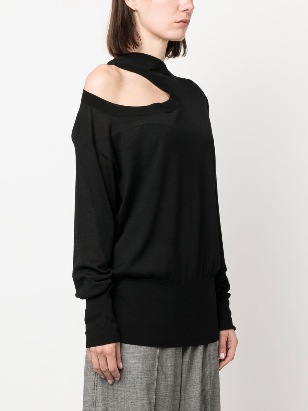 Stella McCartney cut out-detail knitted top Women