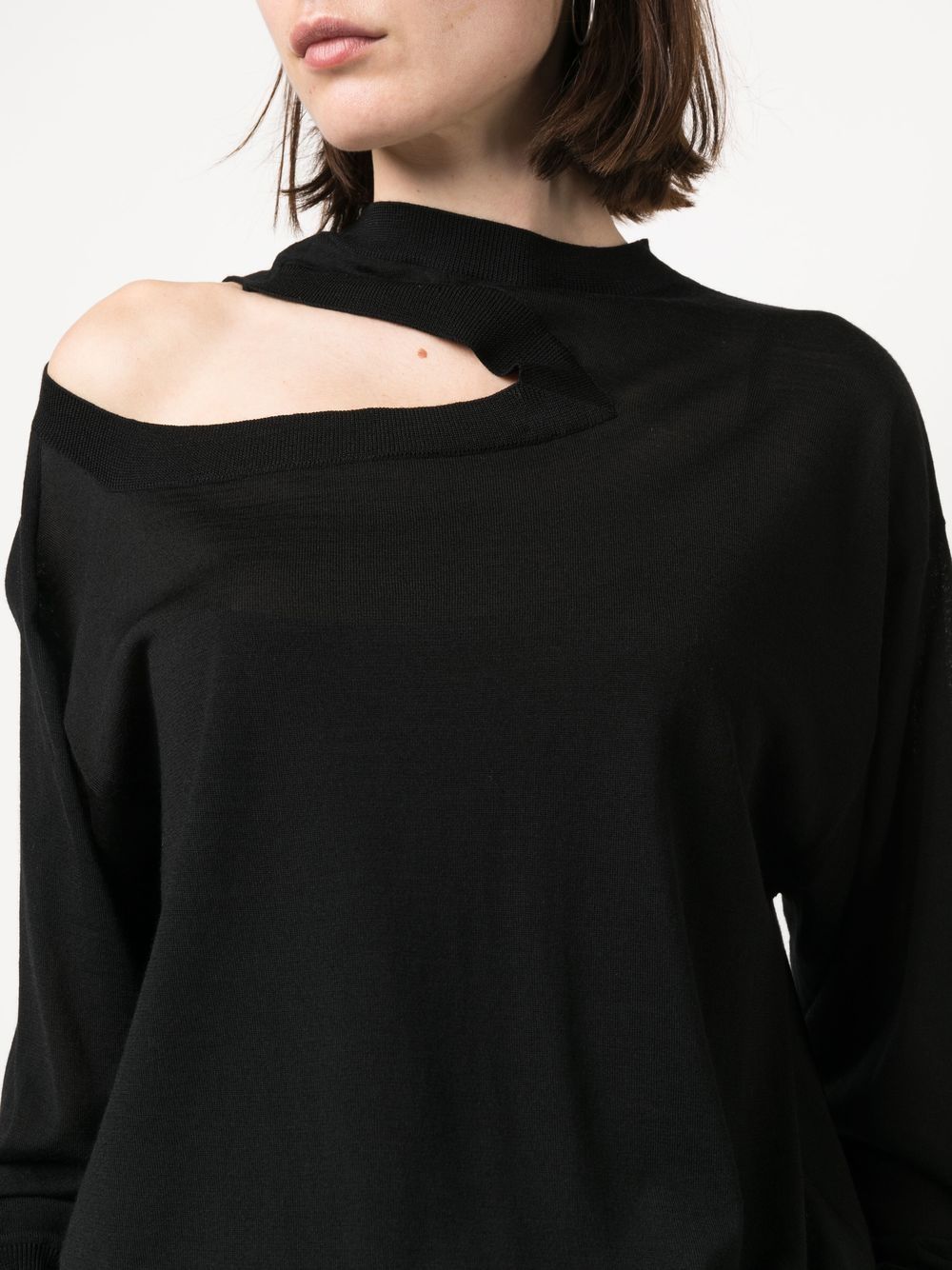 Stella McCartney cut out-detail knitted top Women