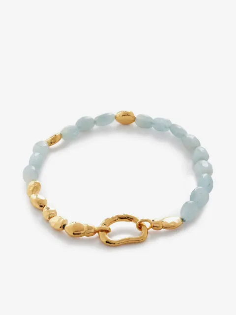 Monica Vinader pulsera Rio Aquamarine