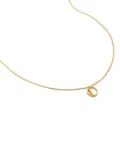 Monica Vinader Alphabet O adjustable necklace - Gold