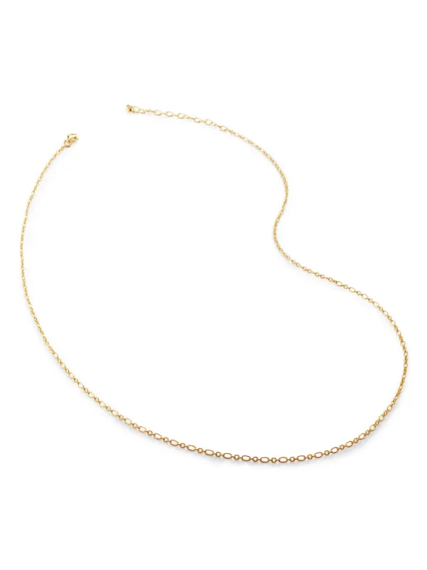 Monica Vinader Woven Chain チェーン ネックレス | ゴールドトーン