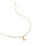 Monica Vinader alphabet L-pendant necklace - Gold