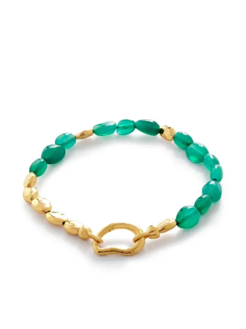 Monica Vinader Rio gold vermeil beaded bracelet