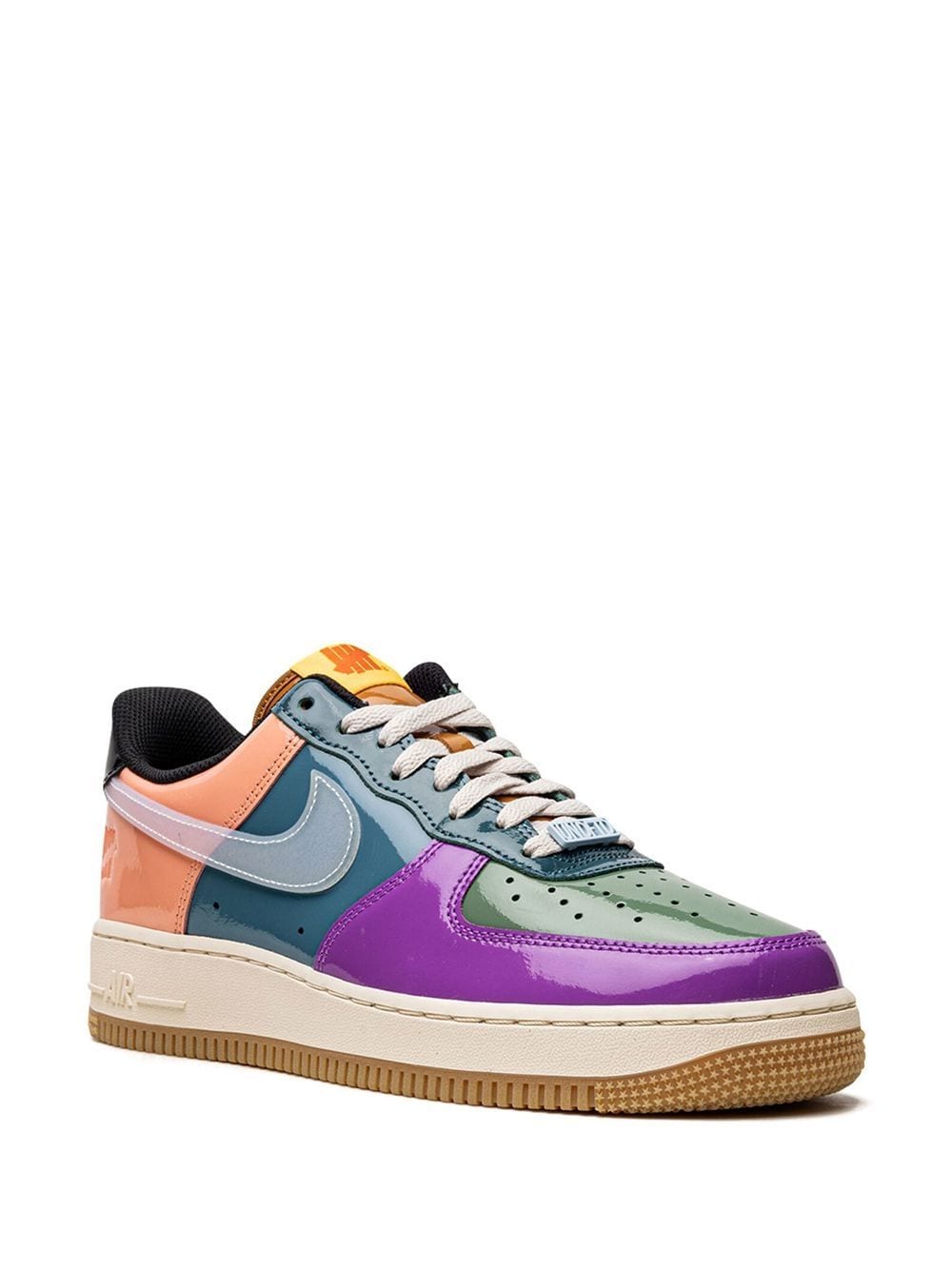 Shop Nike X Undefeated Air Force 1 Low "multi-patent" Sneakers In Multicolour