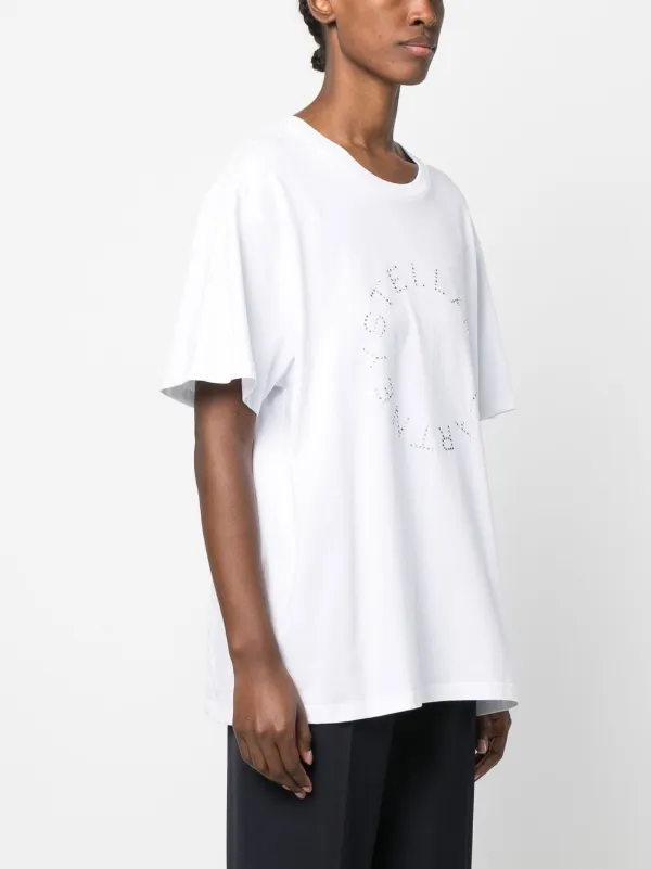 【国内即発送★関税込み】STELLA McCARTNEY ロゴ Tシャツ Stella McCartney ロゴ Tシャツ | ホワイト | FARFETCH JP
