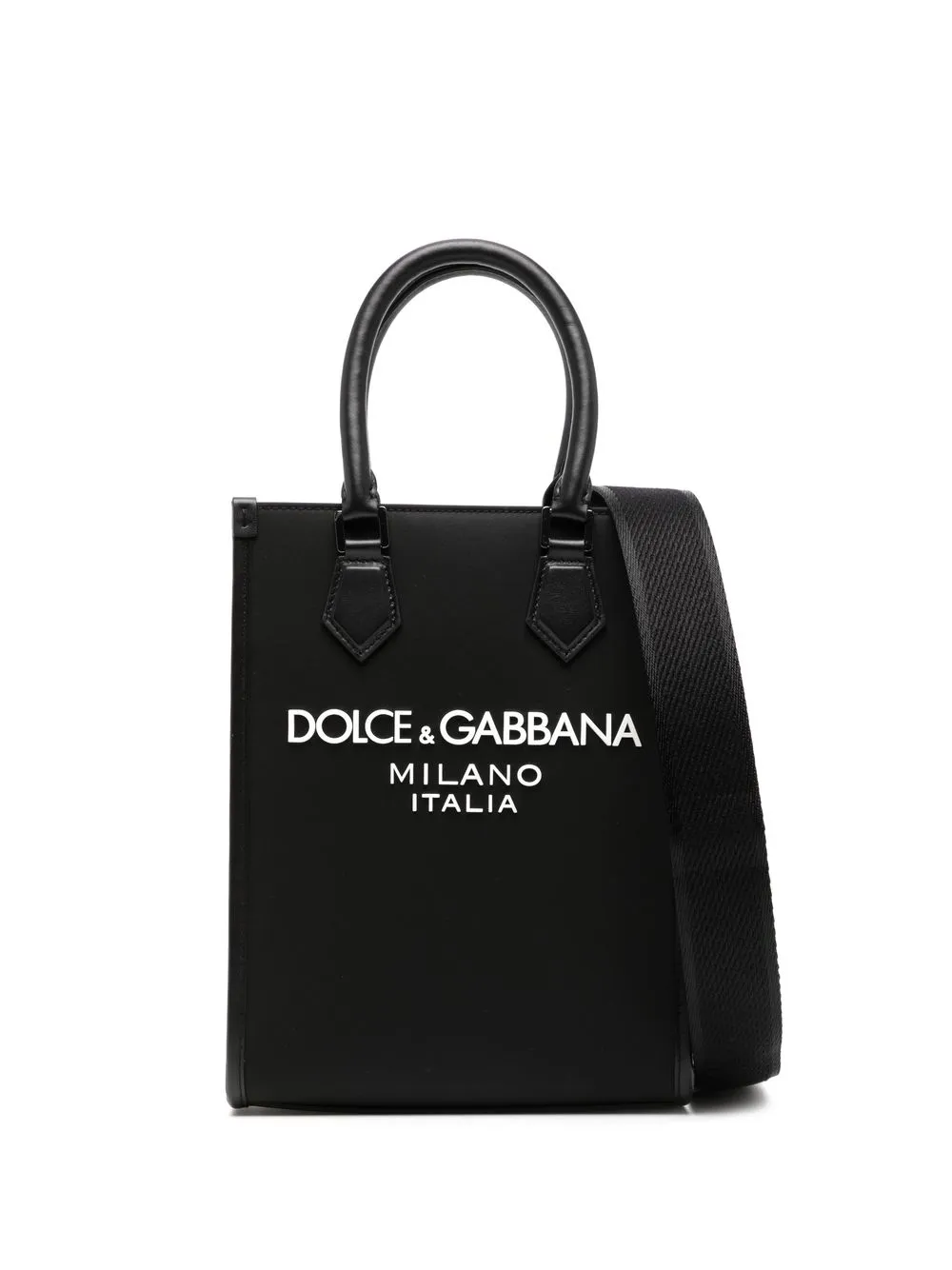 

Dolce & Gabbana logo-print tote bag - Black