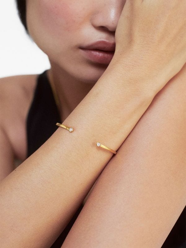 Gold Essential Bangle | Women's Designer Jewelry by Monica Vinader