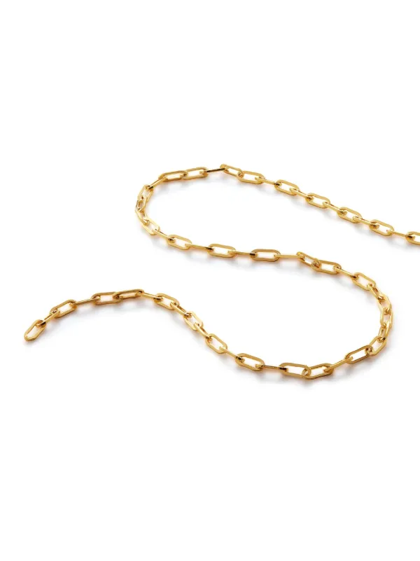 MONICA VINADER mini paperclip ネックレス Monica Vinader Mini Paperclip チェーン ネックレス 14K