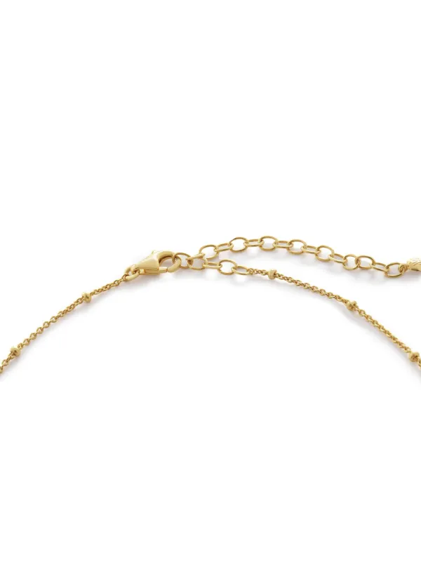 【MONICA VINADER】Mini Gem Choker Necklace Monica Vinader Onyx Mini Gem Choker Necklace | Gold