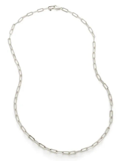 Monica Vinader recycled sterling-silver paperclip-chain necklace