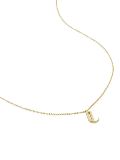 Monica Vinader Alphabet J adjustable necklace