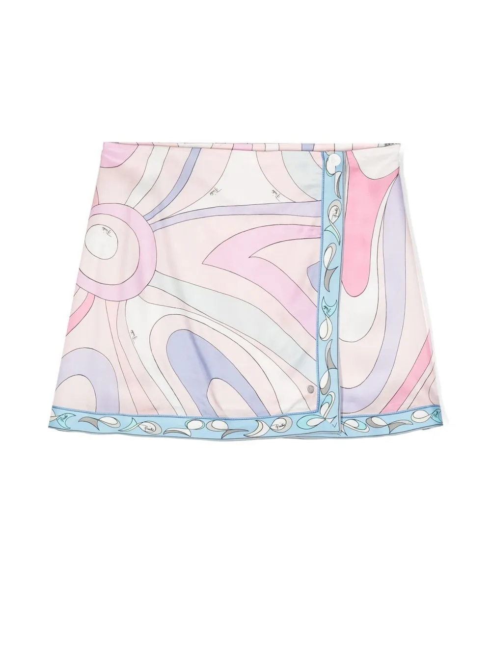 

PUCCI Junior abstract pattern mini skirt - Pink