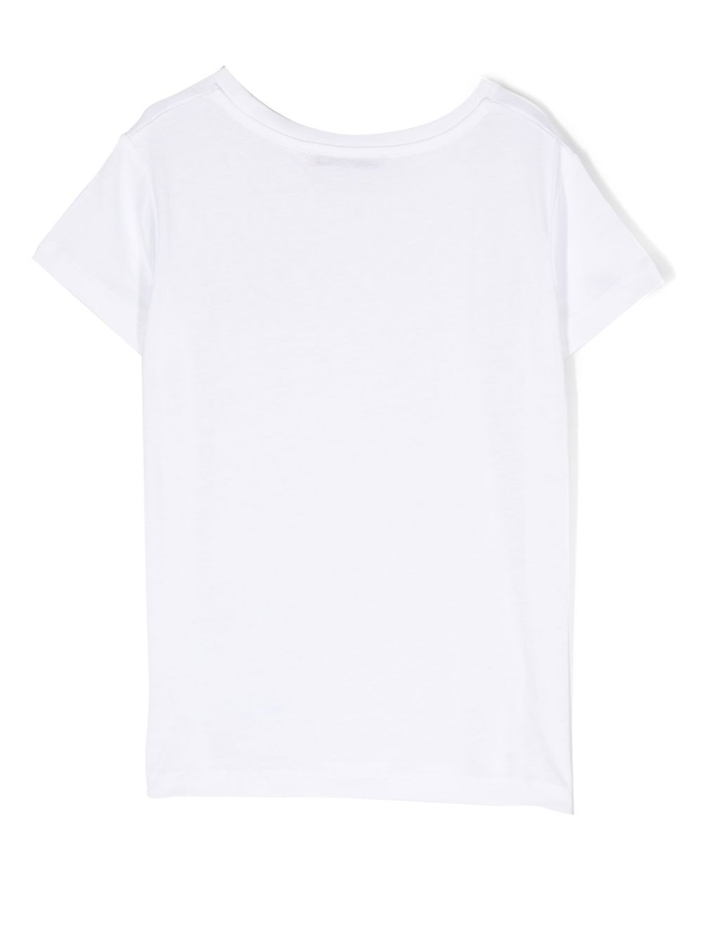 PUCCI Junior logo-patch short-sleeve T-shirt - Wit