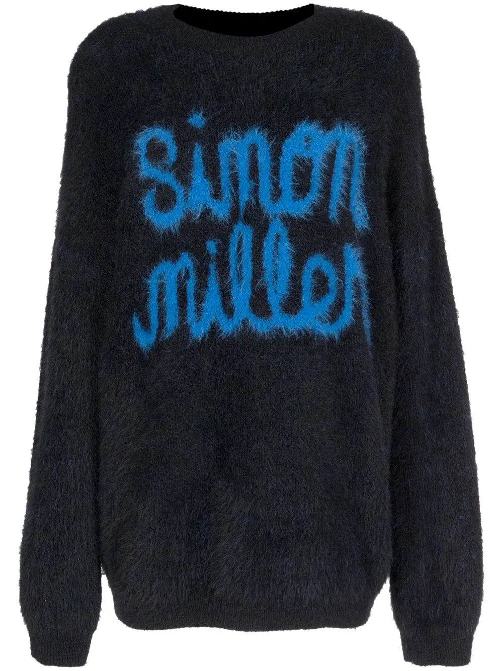 

Simon Miller intarsia-knit logo jumper - Black