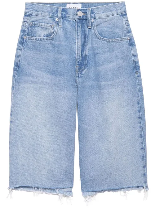 Short en jean à bords francs - FRAME - Modalova