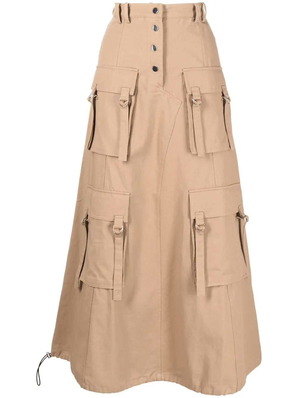 

Rokh A-line midi skirt - Brown