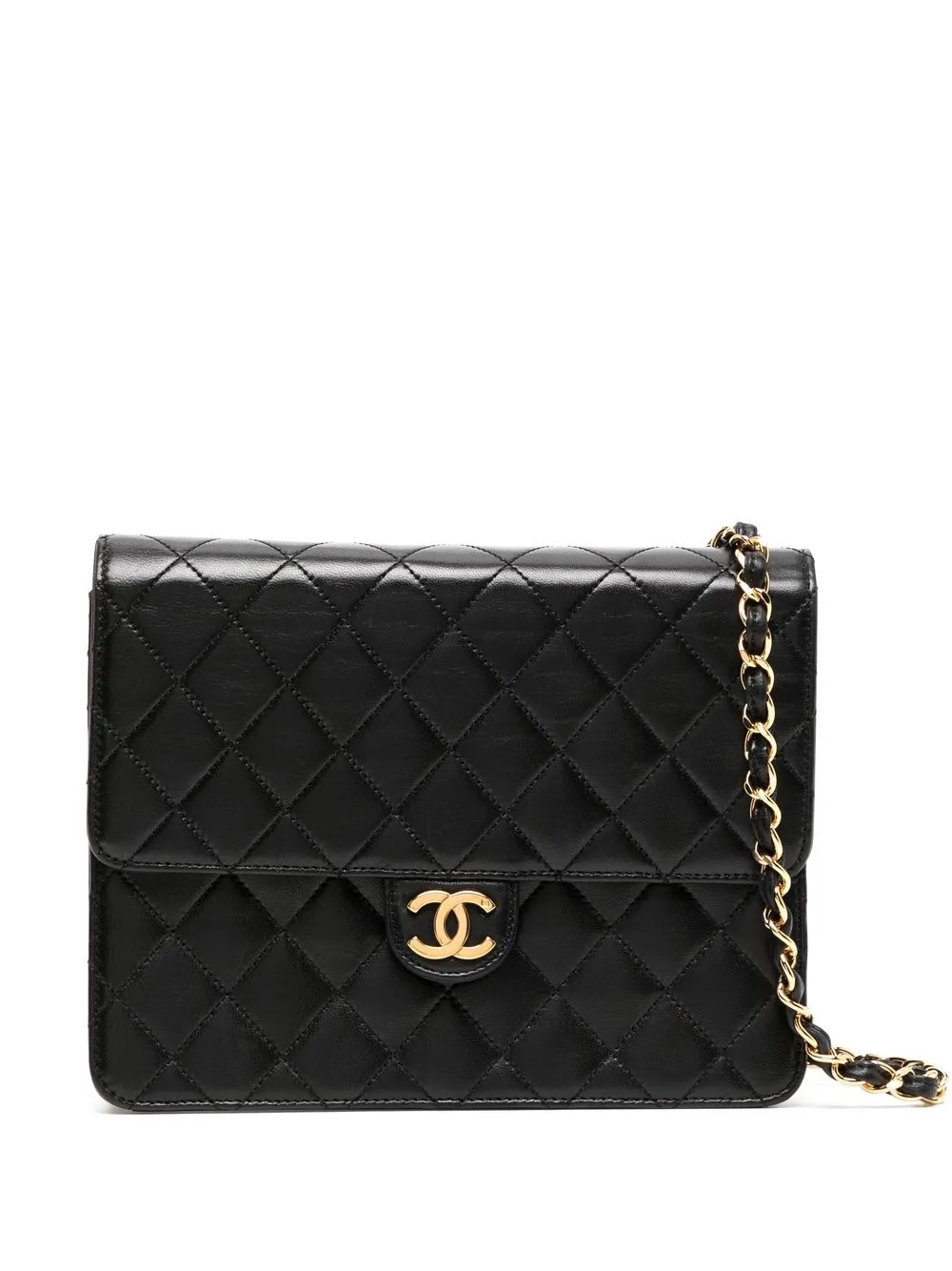 

Chanel Pre-Owned 1998 small Classic Flap shoulder bag - Black