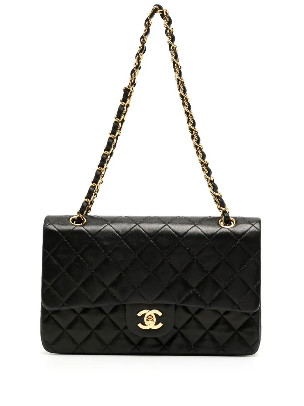 

Chanel Pre-Owned 1992 medium Double Flap shoulder bag - Black