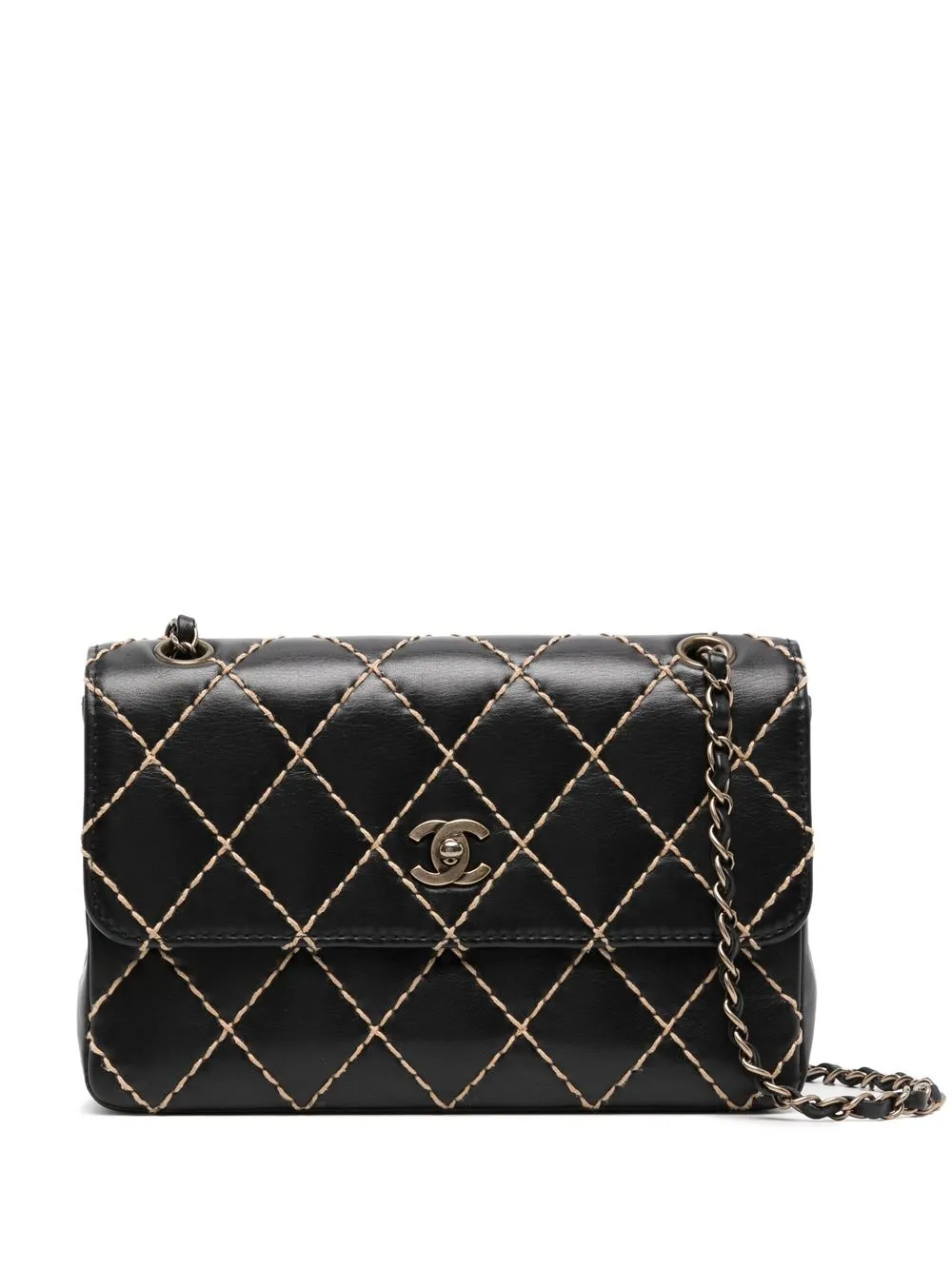 

CHANEL Pre-Owned 2000 Wild Stitch Classic Flap shoulder bag - Black