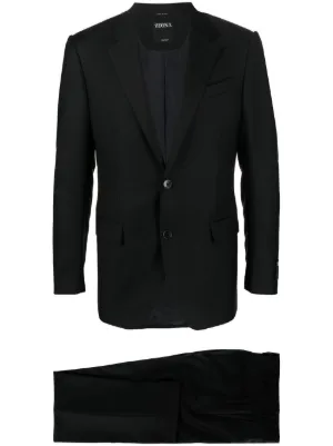 Zegna Trofeo™ 600 テーラードスーツ | ブラック | FARFETCH JP Zegna Trofeo™ 600 テーラードスーツ | ブラック | FARFETCH JP
