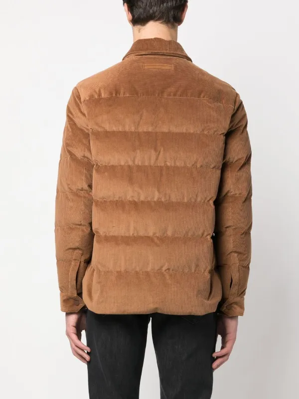 ZEGNA ブラウン ニットブルゾン ZEGNA ブラウン ニットブルゾン