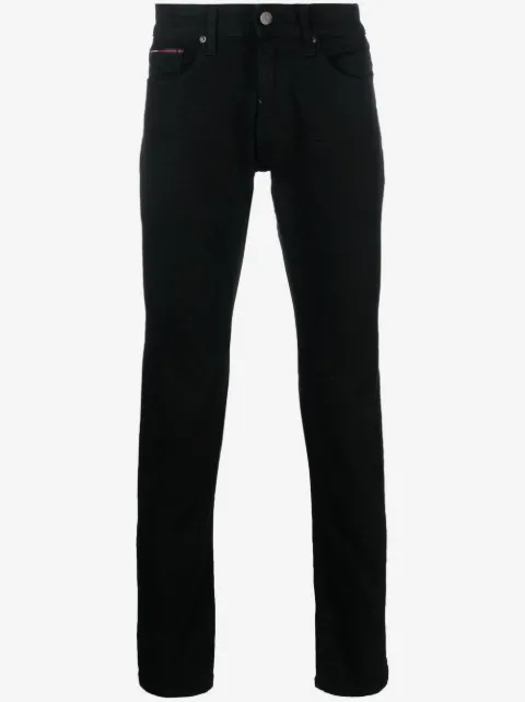 Tommy Jeans logo-patch slim fit jeans