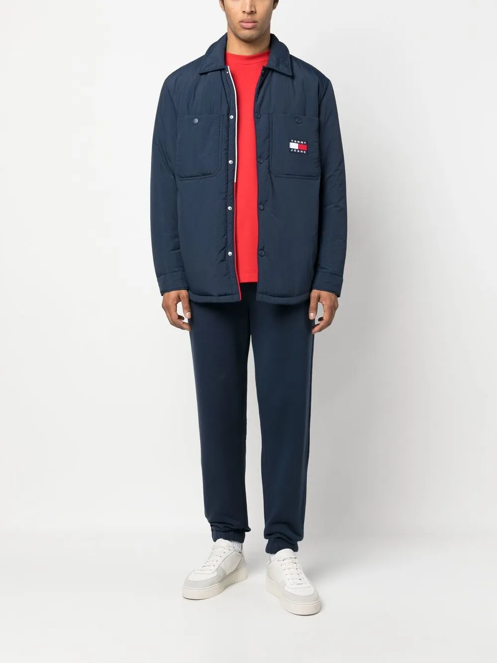 Tommy Jeans Trainingsbroek met elastische tailleband - Blauw