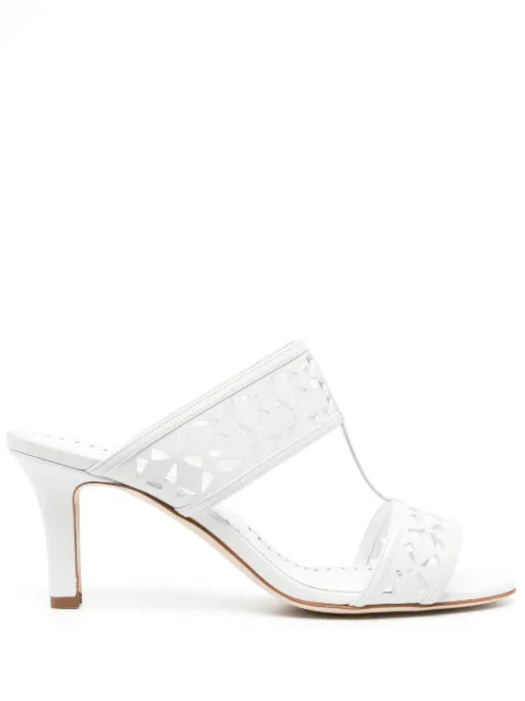 Manolo Blahnik Sophocles 70mm leather sandals