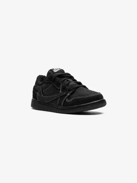 Jordan Kids x Travis Scott Air Jordan 1 Low "Black Phantom" sneakers