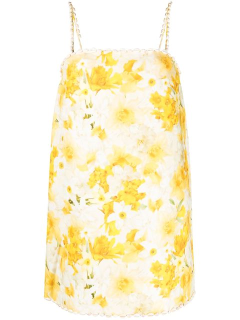 ZIMMERMANN Wonderland Shell 亚麻迷你连衣裙