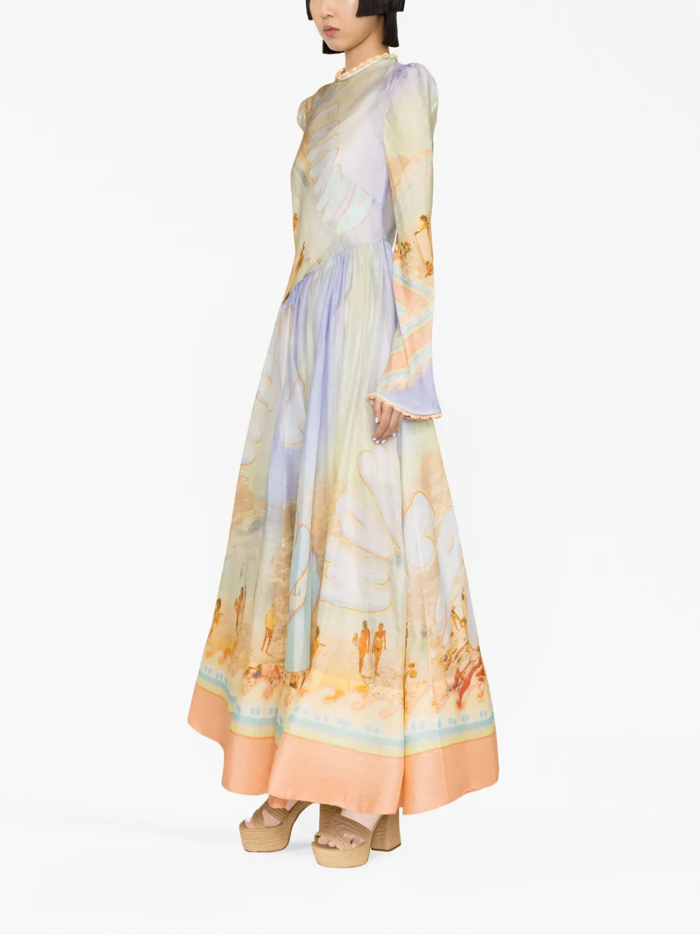 Zimmermann Tama Printed Maxi Dress Farfetch