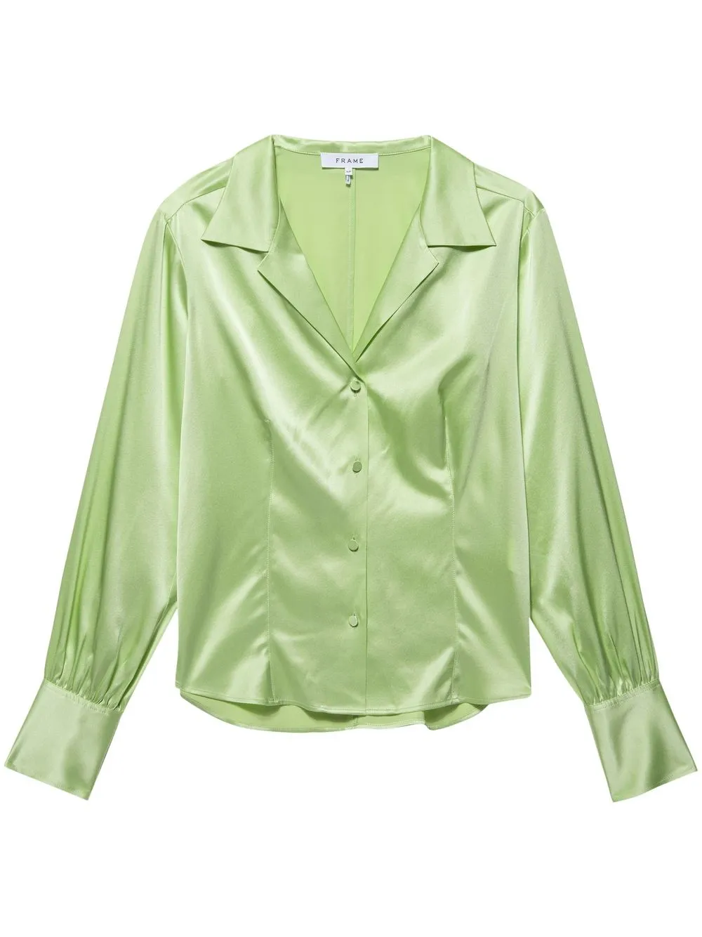 

FRAME camisa con solapa de muesca - Verde