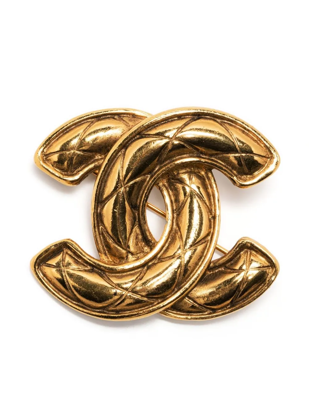 

CHANEL Pre-Owned 1990-2000s CC brooch - Gold