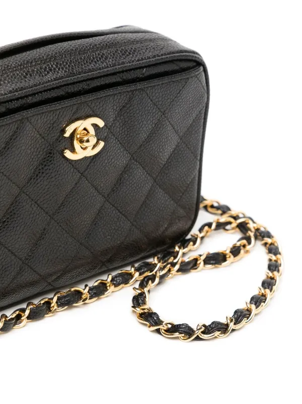 CHANEL Pre-Owned 1995 マトラッセ ターンロック カメラバッグ - Farfetch