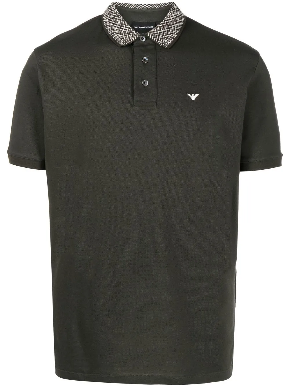 

Emporio Armani mercerised piqué polo shirt - Green