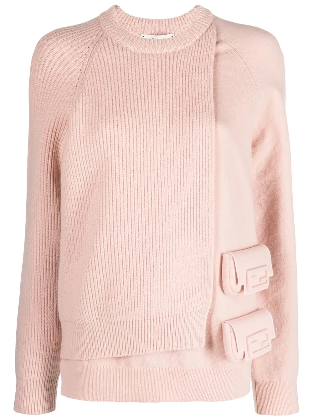 FENDI layered utility pocket jumper | Pink | Image 1