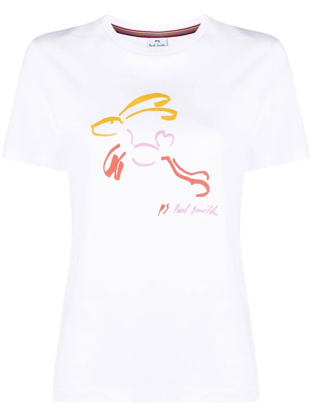 

PS Paul Smith playera con estampado gráfico - Blanco
