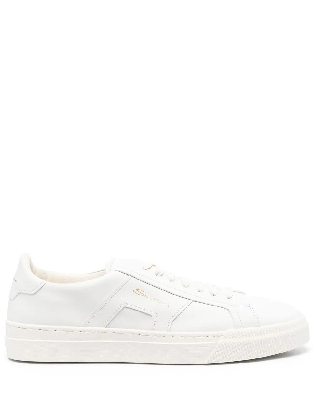 

Santoni tenis bajos Double Bubble - Blanco