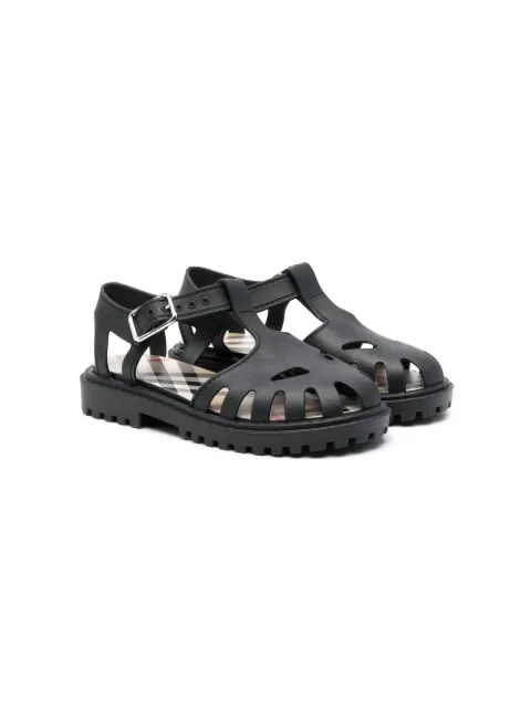 Burberry Kids cut-out detailing sandals